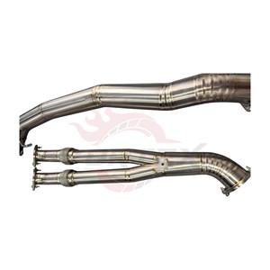 Sistema de Escape de Alto Rendimiento Vortex Performance SS304 para Nissan GTR R35 VR38DETT, Tubo en Y de Alto Flujo, Silenciador Catback con Cuatro Salidas - Product Image 6