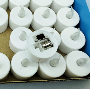 Flameless <span class=keywords><strong>Led</strong></span> trà ánh sáng nến nhỏ màu đỏ trắng pin-Powered với nhấp nháy tính năng cho trang trí nội thất Diwali bên hoạt động - Product Image 4