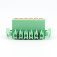 Proveedor de Conectores de Latón, Bloques de Terminales Enchufables de 6 Pines Tipo Splice de 3.5mm para PCB