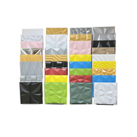 Panneau mural en PVC 3D en forme de diamant 50*50cm Autocollant de panneau mural pour la décoration murale