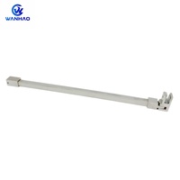 Barre de support fixe pour porte de douche en verre, accessoires de salle de bain en acier inoxydable au design moderne, best-seller