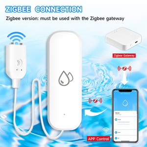 Tuya ZigBee nước rò rỉ cảm biến thông minh Nhà rò rỉ báo động dò dòng chảy cảm biến ứng dụng điều khiển từ xa cần ZigBee cổng - Product Image 2