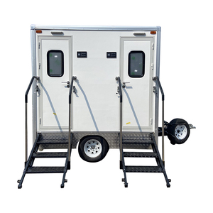 Remolque de Baño Móvil Posmoderno Glory con Panel Sándwich, Diseño Portátil Ecológico sobre Ruedas para Eventos al Aire Libre y Parques - Product Image 1
