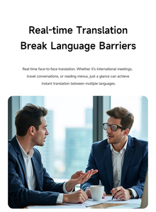 Lunettes Intelligentes IA Abordables avec <span class=keywords><strong>Caméra</strong></span> de Prise de Vue 1080P, Contrôle Tactile, Appel Audio Bluetooth, Reconnaissance Vocale et Étanchéité IPX-5 - Product Image 6