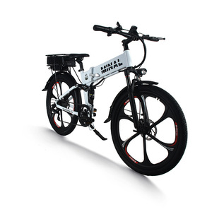 Bicicleta Eléctrica de Aleación de Aluminio sin Escobillas, Llanta Integrada de 26 x 1.95 Pulgadas, 48V30AH, Batería de Litio Dual de Larga Duración, Doble Suspensión - Product Image 6