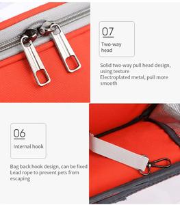 Şeffaf katlanabilir kapsül açık Pet seyahat taşıyıcısı torba köpek kedi büyük kapasiteli sırt çantası Pet seyahat taşıyıcısı kediler ve köpekler için - Product Image 6