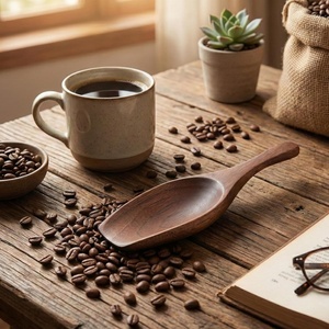 Cuchara Medidora <span class=keywords><strong>de</strong></span> Café <span class=keywords><strong>de</strong></span> Madera Maciza, Cuchara Medidora <span class=keywords><strong>de</strong></span> Madera Natural Acabada a Mano para Café, Té <span class=keywords><strong>y</strong></span> Repostería - Product Image 5