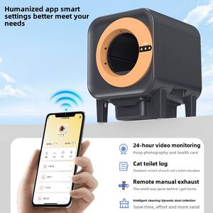 Automatische Katzentoilette 2025, Smarte Katzentoilette mit Frischluftreinigung und Desodorierung, Grenzüberschreitender Bestseller - Product Image 2