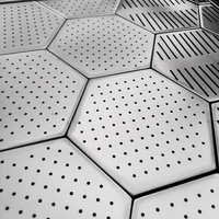 Table de mélange commerciale en nid d'abeille intégrée en acier inoxydable personnalisée Lanxin