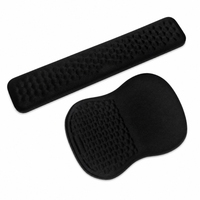 Ensemble de repose-poignets ergonomiques en mousse à mémoire de forme, tapis de souris, matériau PU non toxique, coussin thérapeutique portable pour ordinateur