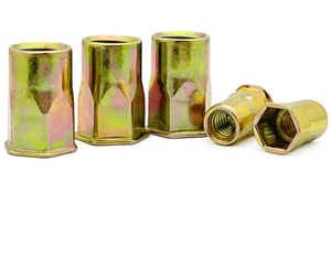 M3 M4 M5 M6 Trung Quốc Nhà Sản Xuất Kẽm Mạ Thép Đầu Nhỏ Bên Trong Bên Ngoài Cơ Thể Lục Giác Đinh Tán Hạt - Product Image 5