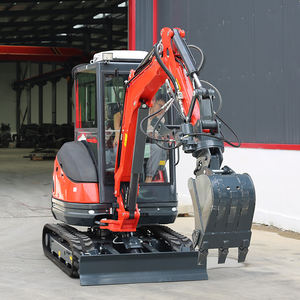 Entrega Gratuita a Domicilio, Mini Excavadora de 1 y 2 Toneladas con Motor KUBOTA y Accesorios, Miniexcavadora Pequeña para Uso en Jardín - Product Image 2