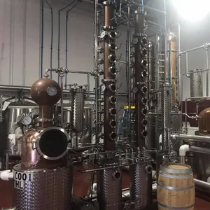 DYE Distilling Still Distillation Column Alcohol Alembic Whisky Rum Gin Vodka Brandy Spirit Distillery Distilleries Equipment
