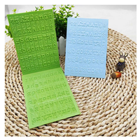 Dossier de gaufrage 3D pour loisirs créatifs en papier, scrapbooking, dossier de gaufrage en plastique, texture feuilles de plantes