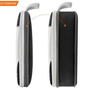 Organisateur de bagages extensible pour voyage, ensemble de 6 pièces, cubes de compression en tissu maillé - Product Image 5