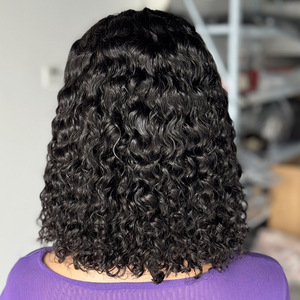 Perruques <span class=keywords><strong>Bob</strong></span> Lace Front HD Transparentes Sans Colle, Vente en Gros Usine, Nœuds Blanchis 5x5, 12 Pouces, Ligne de Cheveux Naturelle, Cheveux Humains Personnalisables - Product Image 5