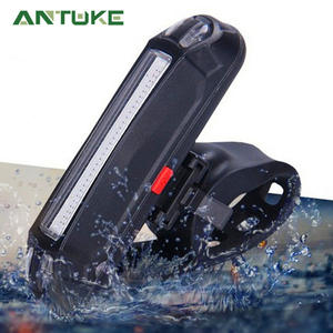 Luz trasera Led para bicicleta Wd14040, recargable, 4 modos, Ipx4, resistente al agua, resina plástica para conducción nocturna - Product Image 3