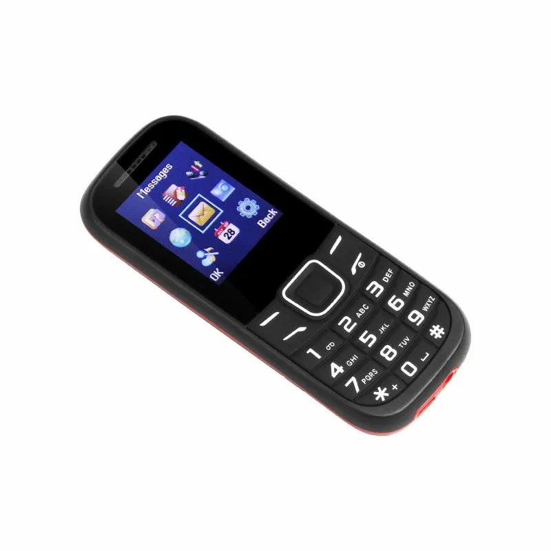 china GSM Mobile phones dual sim mobile low price 1.77 Inch Screen Slim Basic Cell Phone Unlock