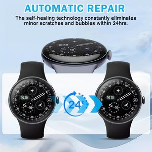 ฟิล์มกันรอยไฮโดรเจลแบบซ่อมแซมตัวเองได้สำหรับ Google Pixel Watch 5 ฟิล์ม TPU ใสแบบนุ่ม HD สำหรับ Google Pixel Watch 5 - Product Image 4