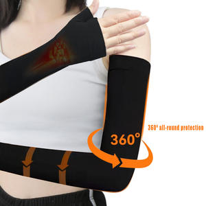 Compports Manicotti a Compressione Medica in Silicone per <span class=keywords><strong>Braccio</strong></span> Intero, Graduati 15-30mmHg, con Guanto, per Linfedema e Sollievo dal Dolore al <span class=keywords><strong>Braccio</strong></span> - Product Image 6