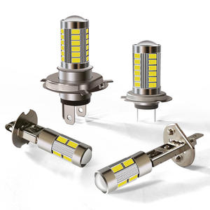 Phare LED H4 H7 33Smd <span class=keywords><strong>super</strong></span> lumineux pour voitures et motos, état neuf, feu antibrouillard LED H1 H3, accessoire de lumière modifié - Product Image 6