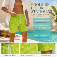 Shorts de bain pour hommes à imprimé palmier pour les vacances d'été, impression 3D personnalisée, séchage rapide, légers, respirants, extensibles, vêtements de plage, boardshorts