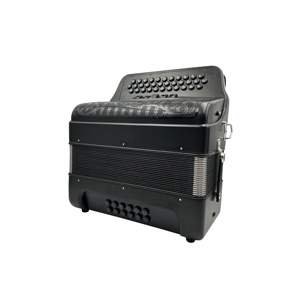 SEASOUND Accordéon professionnel 34 boutons 12 basses 5 registres <span class=keywords><strong>Noir</strong></span> <span class=keywords><strong>mat</strong></span> Grille noire Boutons noirs JB3412D Acordeon Musical OEM - Product Image 5