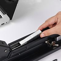 Agrafeuse de bureau manuelle à bras long, haute capacité, robuste, en métal
