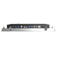 PC industriel capacitif 15'' sans ventilateur, anti-poussière, double écran, avec processeur I3 I5 I7, DDR4, M.2, SATA, 4 ports USB, 1 port LAN, compatible Windows et Linux, direct usine