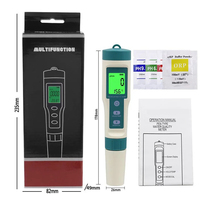 8 in 1 Digital Water Quality TDS/EC/PH/ORP Temp Meter Analysis Instruments Hydrogen-rich Drinking Water Tester PH Test Pen