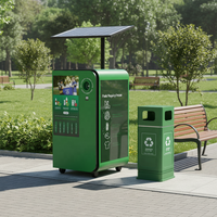 Distributeur automatique inversé pour conteneurs de boissons avec gestion cloud SDK, écran tactile, surveillance à distance et compacteur de recyclage