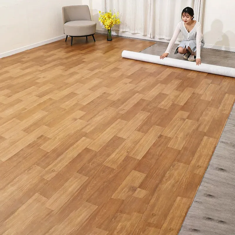 Chịu nhiệt linoleum công nghiệp đồng nhất heavy duty PVC Sàn Vinyl ở dạng cuộn