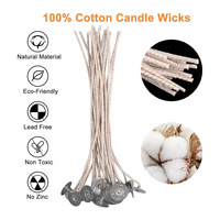Mèche en coton 100% personnalisable en gros pour la fabrication de bougies
