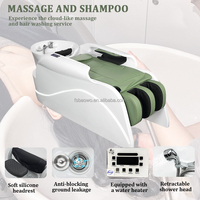 Table de massage pour salon de coiffure Thai Head SPA Lit avec shampoing et évier