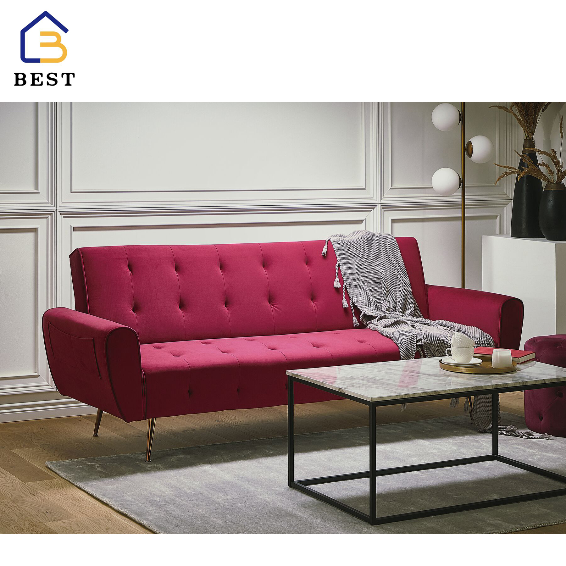 Velours rouge