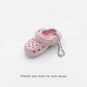 Vente chaude bricolage mignon Mini excentrique chaussure boucle 3D breloques pour <span class=keywords><strong>Crocs</strong></span> Mini monobloc porte-clés accessoires - Product Image 6