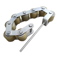 Chaîne de serrage pour sangle de main courante, Groupe de 8 roues, Dispositif de tensionnement pour monte-escalier, Roue de tensionnement pour sangle de main courante, Roue de serrage