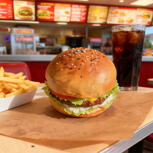 Modelo de exhibición de hamburguesa saludable de 10 cm de altura, accesorio de comida de simulación realista de pollo, verduras y mayonesa para hamburguesas, ideal para comida rápida. - Product Image 5