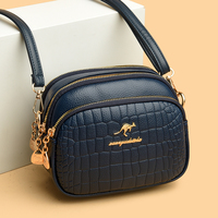 Mini portefeuille multi-compartiments pour femme avec chaîne, sac bandoulière, sac de rangement pour clés, sac à bandoulière en cuir PU pour femme