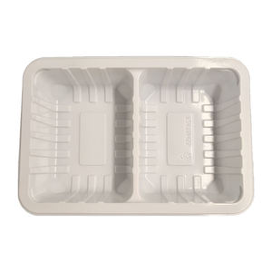 Boîte en plastique matérielle <span class=keywords><strong>de</strong></span> pp <span class=keywords><strong>plateau</strong></span> <span class=keywords><strong>de</strong></span> stockage <span class=keywords><strong>de</strong></span> nourriture <span class=keywords><strong>de</strong></span> 2 sections idéal pour des produits <span class=keywords><strong>de</strong></span> boulangerie - Product Image 3