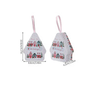 Boîte à bonbons créative en métal |   Conteneur cadeau décoratif en métal de Noël |   Boîte de rangement en fer blanc pour les fêtes, vente en gros