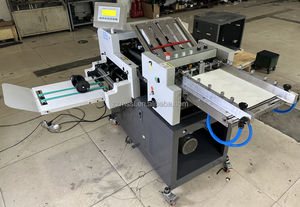 Máquina plegadora de papel manual de alimentación por succión con filtro de aire, cubierta de libro de papel de bolsillo con impresión automática de tamaño A4 - Product Image 2