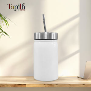 टॉपजेल 500 मिलीलीटर सबलिमिनेशन इन्सुलेटेड स्टेनलेस स्टील कॉफी मग कैंपिंग ट्रिप जिम के लिए - Product Image 1