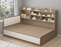 Ensemble de meubles de chambre à coucher simple design moderne de haute qualité de couleur blanche