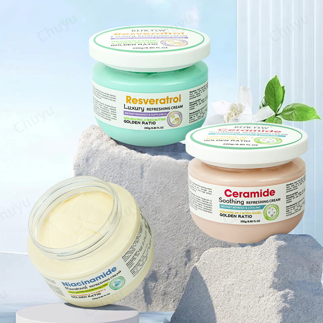 Rescue Refreshing Soothing Repair Brightening Antioxidant Skin Care Facial Moisturizer Cream