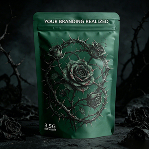 Custom Printed Stand Up Pouch with Unique Patterns, Food Grade Resealable <b>Zip</b> Lock <b>Bag</b> for Snack/Cosmetic Storage, Wholesale - Product Image 4