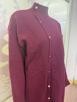 Pull tricoté ample et chaud pour femme, col roulé, manches longues, boutons latéraux, style tunique décontractée, collection hiver 2026