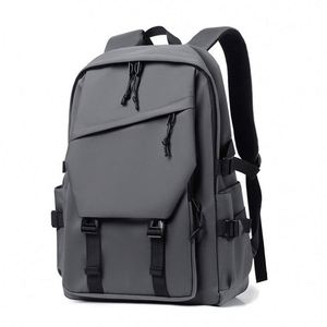 Mochila de Ciclismo Flying Fashion con Marco Externo de Cuero Genuino para Estudiantes de Secundaria y Parejas, Gran Capacidad - Product Image 5