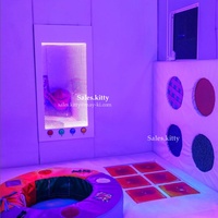 Jouets sensoriels pour enfants autistes 2025 couleurs Tunnel miroir effet 3D sensoriel intérieur mural décor LED éclairage visuel pour adultes