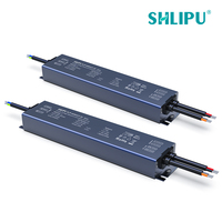 Alimentation IP67 DC12V 24V en aluminium, dimmable Triac 0-10V, étanche, haute puissance PF>0.95 pour éclairage LED en bande
